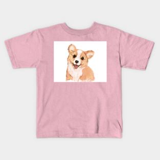 Corgi pup Kids T-Shirt